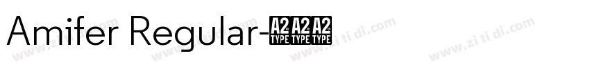 Amifer Regular字体转换